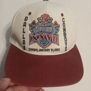 Dallas Cowboys Super Bowl XXVII VTG 90's Hat/Cap